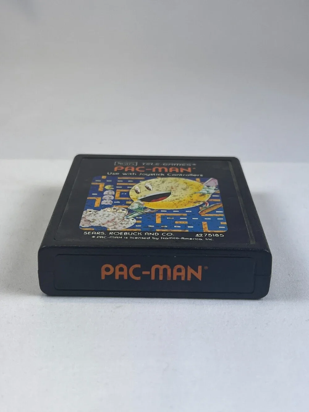 Vintage Pac-Man Atari 2600 Video Game Cartridge 49 75185 Untested